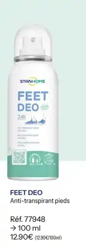 Stanhome STANHOME FEET DEO offre