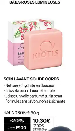 Stanhome KIOTIS Baies roses lumineuses offre