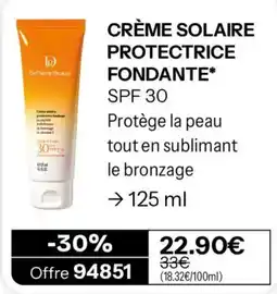 Stanhome Dr.Pierre Ricaud CRÈME SOLAIRE PROTECTRICE FONDANTE* offre