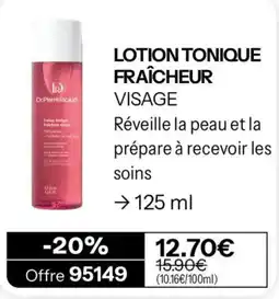 Stanhome Dr.Pierre Ricaud Lotion Tonique Fraîcheur Visage offre