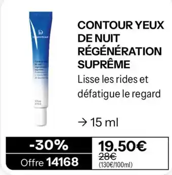 Stanhome Dr. Pierre Ricaud Contour Yeux de Nuit Régénération Suprême offre
