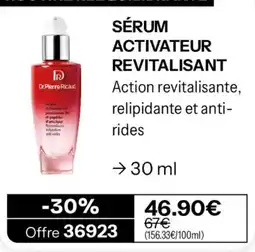 Stanhome Dr.Pierre Ricaud SÉRUM ACTIVATEUR REVITALISANT offre