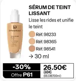 Stanhome Dr Pierre Ricaud SÉRUM DE TEINT LISSANT offre