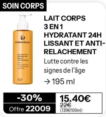 Stanhome Dr.Pierre Ricaud LAIT CORPS 3 EN 1 offre