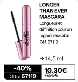 Stanhome LONGER THAN EVER MASCARA offre