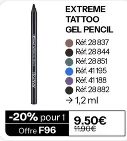Stanhome flormar EXTREME TATTOO GEL PENCIL offre