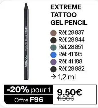 Stanhome flormar EXTREME TATTOO GEL PENCIL offre