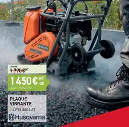 Loxam Husqvarna plaque vibrante offre