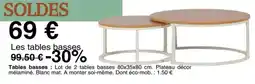 KREABEL Les tables basses offre