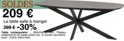 KREABEL La table salle à manger offre