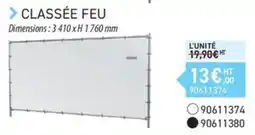 Loxam CLASSÉE FEU offre