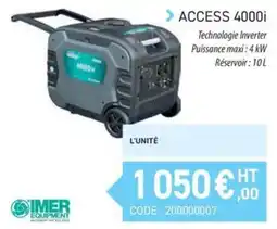 Loxam IMER ACCESS 4000i offre