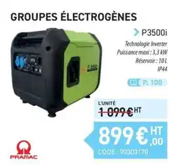 Loxam PRAMAC P3500i offre