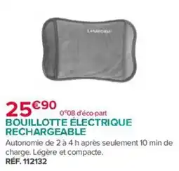 Bastide LANAFORM BOUILLOTTE ÉLECTRIQUE RECHARGEABLE offre