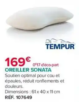 Bastide TEMPUR OREILLER SONATA offre