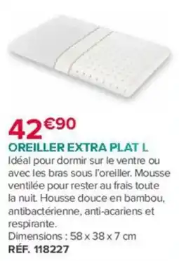 Bastide OREILLER EXTRA PLAT L offre