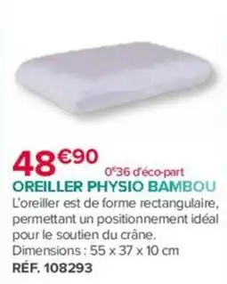 Bastide OREILLER PHYSIO BAMBOU offre
