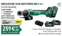 Loxam Hikoki MEULEUSE SUR BATTERIE offre