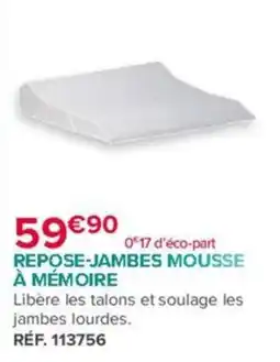 Bastide REPOSE-JAMBES MOUSSE À MÉMOIRE offre