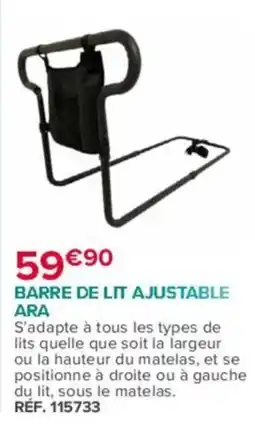 Bastide ARA BARRE DE LIT AJUSTABLE offre