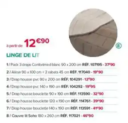 Bastide Linge de lit offre