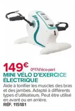 Bastide MINI VÉLO D'EXERCICE ÉLECTRIQUE offre