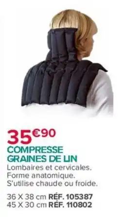 Bastide COMPRESSE GRAINES DE LIN offre