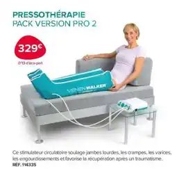 Bastide VENENWALKER PRESSOTHÉRAPIE PACK VERSION PRO 2 offre