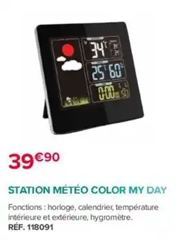 Bastide COLOR MY DAY STATION MÉTÉO offre