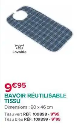 Bastide Bavoir réutilisable tissu offre