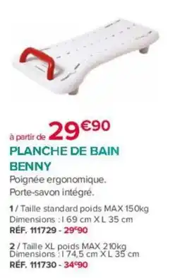 Bastide BENNY PLANCHE DE BAIN offre