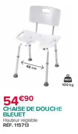 Bastide BLEUET Chaise de douche offre