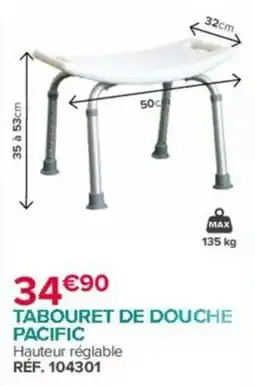 Bastide PACIFIC TABOURET DE DOUCHE offre