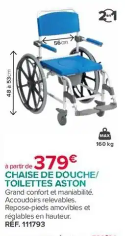 Bastide ASTON Chaise de douche/toilettes offre