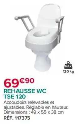 Bastide REHAUSSE WC TSE 120 offre