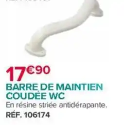 Bastide BARRE DE MAINTIEN COUDÉE WC offre