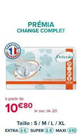 Bastide Prémia Change complet offre