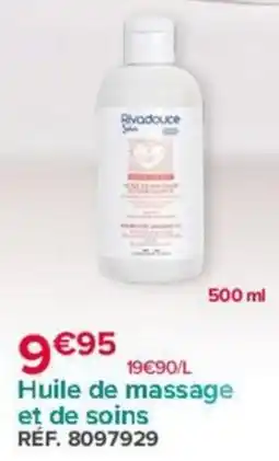 Bastide Rivadouce Huile de massage et de soins offre