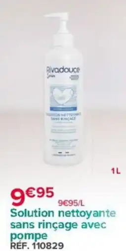 Bastide Rivadouce Solution nettoyante sans rinçage avec pompe offre