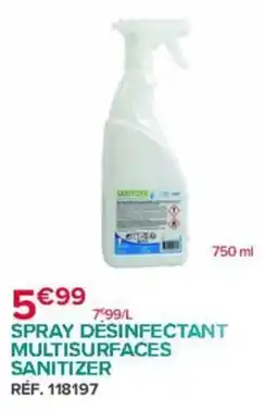 Bastide SANITOTE SPRAY DÉSINFECTANT MULTISURFACES offre