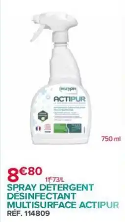 Bastide ACTIPUR SPRAY DETERGENT DÉSINFECTANT MULTISURFACE offre