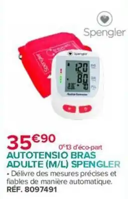 Bastide Spengler AUTOTENSIO BRAS ADULTE (M/L) offre