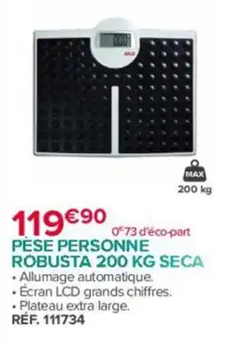 Bastide SECA PÈSE PERSONNE ROBUSTA 200 KG offre