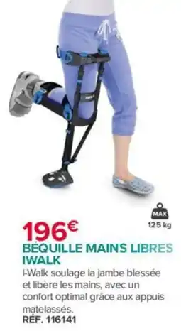 Bastide IWALK BÉQUILLE MAINS LIBRES offre