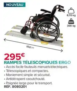 Bastide RAMPES TÉLESCOPIQUES ERGO offre
