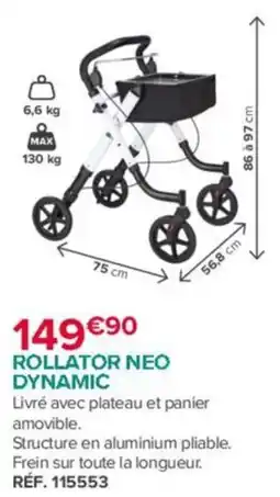 Bastide ROLLATOR NEO DYNAMIC offre