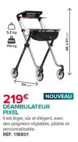 Bastide PIXEL Déambulateur offre