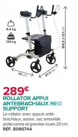 Bastide ANTEBRACHIAUX NEO SUPPORT ROLLATOR APPUI offre