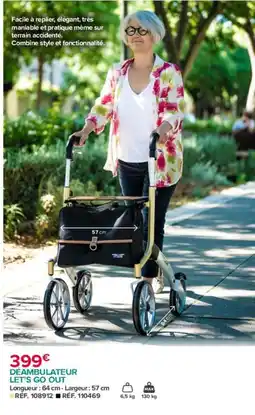Bastide Trust deambulateur let's go out offre