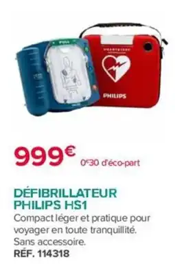 Bastide PHILIPS DÉFIBRILLATEUR HS1 offre